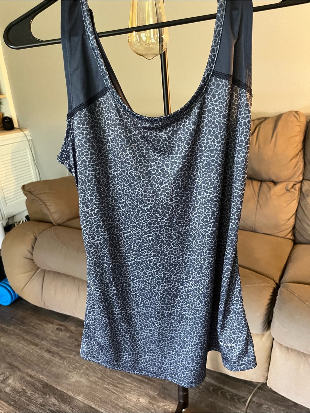 Columbia Women’s Navy Patterned Scoop Neck Tank Top